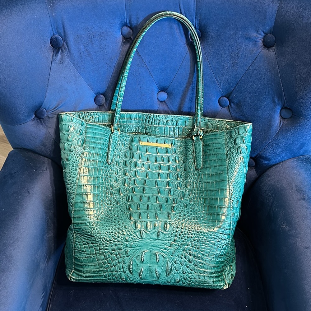 Brahmin Harrison Melbourne Leather Shopper Tote